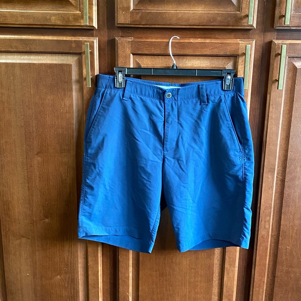 Under Armour Men's Bold Blue Flat Front Shorts